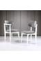 Dream White Round Table & Atlas White Chair Set HDR1202