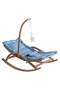 Wooden Baby Carriage Blue