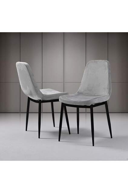 Sun Anthracite Table & Fairy Chair Set HDR1256