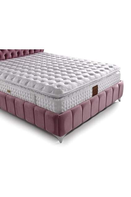 MD Paris 160x200 Double Bed, Base, Headboard Set GM107