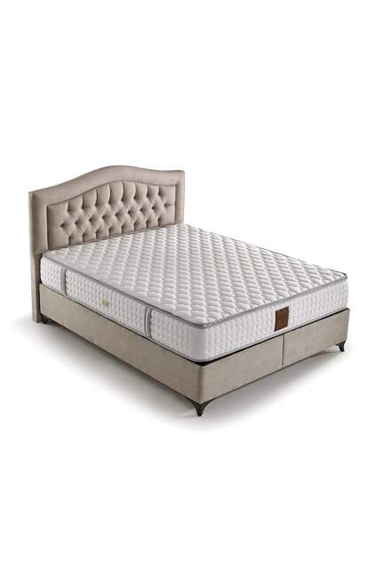 MD Sahara 150x200 Double Bed, Base, Headboard Set GM115