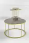 Couchtisch und Zigon Couchtisch Terra Set Gold