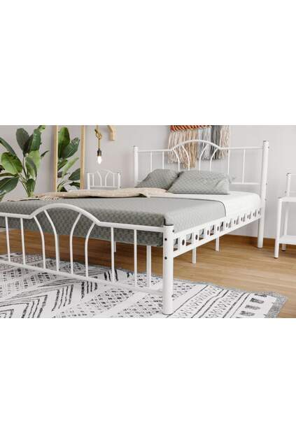 Bella Metal Karyola 160x200 ARM145 Beyaz