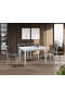 Mix White Marble Table & Atlas White Chair Set HDR1260