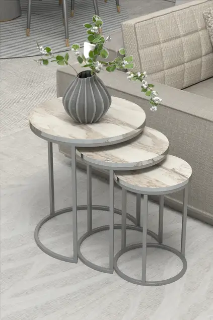 Zigon Couchtisch C Lux Silber