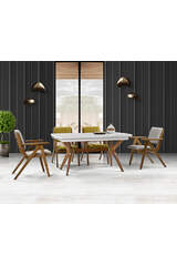 Set Tavolo Petra & Sedie Layla HDR1213