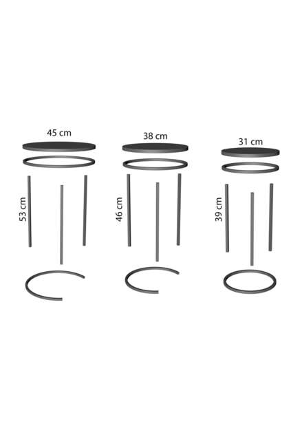 4-Piece Double Silver C Lux Set
