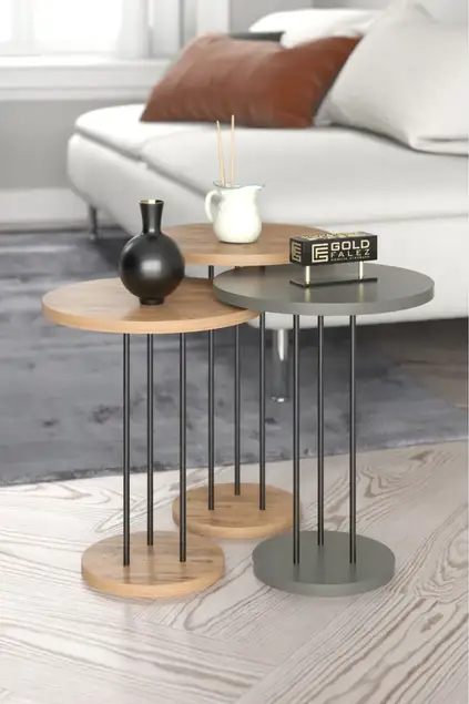 Schwarzer Terra Zigon Couchtisch