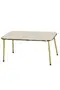 Center Table Cream Metal Leg Kr Double Gold