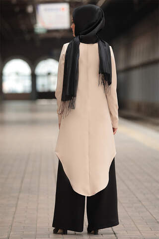 Berna Hijab Suit Stone
