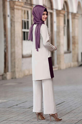 Sare Hijab Set Purple