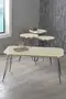 Nesting Table And Center Table Kr Set Black Wire Leg Double Gold Bendir