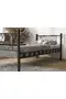 Metis Metallbett 90x200 ARM165 Schwarz