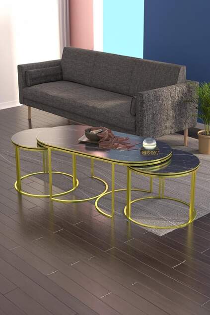 Vollmond 3er Set Double Gold