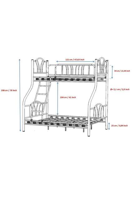 İmaj Stockbett 90x190 + 140x190 ARM057