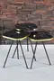 Nesting Table Bendir Metal Leg Double Gold