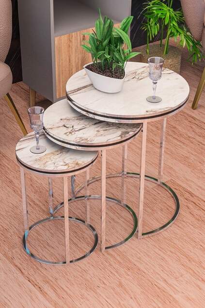 4-Piece Double Silver C Lux Set