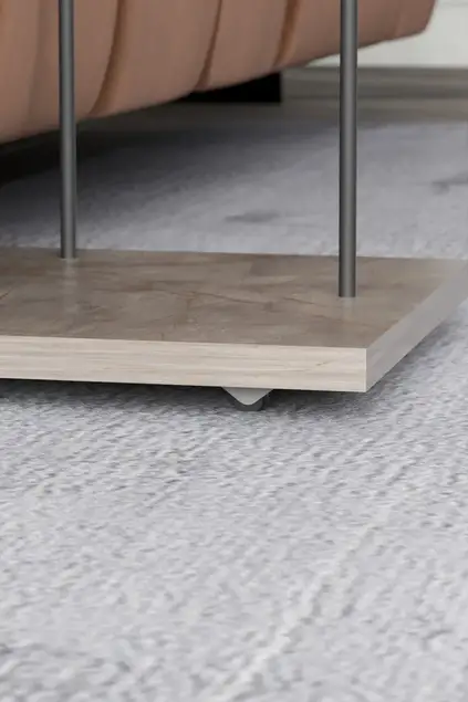 Wheeled Side Table Rectangle