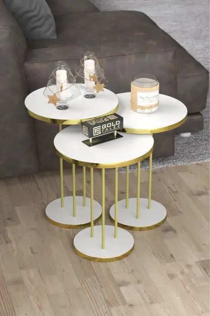 Gold Terra Zigon Coffee Table