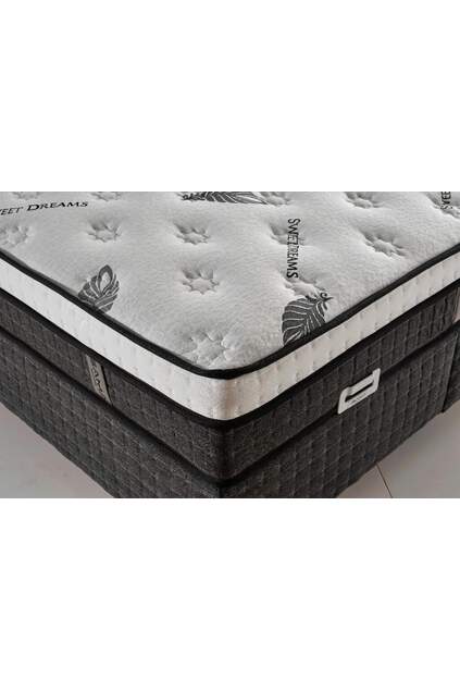 MD Alize 150x200 Double Bed, Base, Headboard Set GM190
