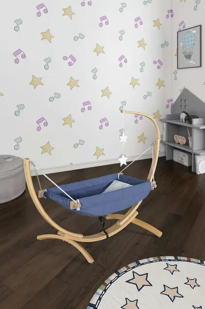 Culla Amaca Blu Scuro