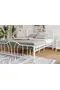 Bella Struttura Letto in Metallo 140x190 ARM142 Bianco