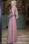 Mara Glittery Evening Dress Dried Rose