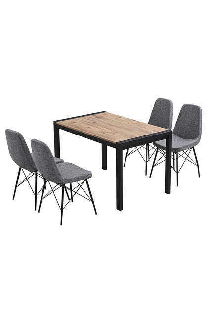 Set Tavolo E Sedie Sementa Noce FRL1030
