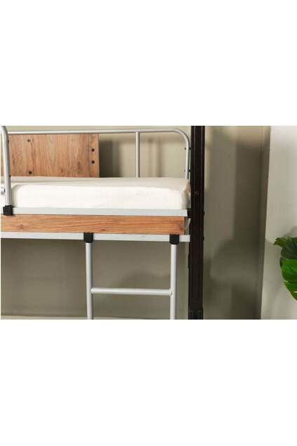 Pearl Bunk Bed 90x200 ARM006 Black + Walnut