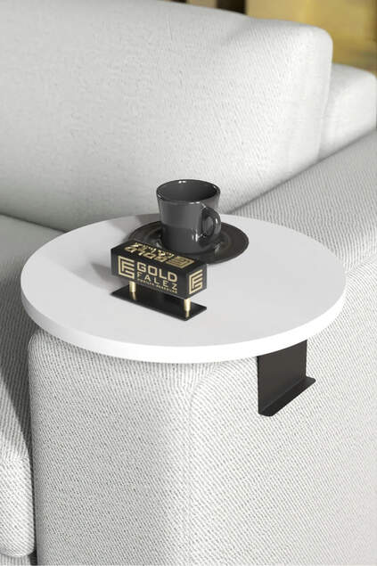 Tavolino decorativo rotondo