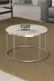 Coffee Table and Zigon Coffee Table Terra Set Silver