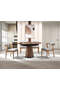 Dream Parquet Round Table & Zeus Chair Set HDR1204