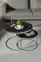 Couchtisch Double Silber Lux Special