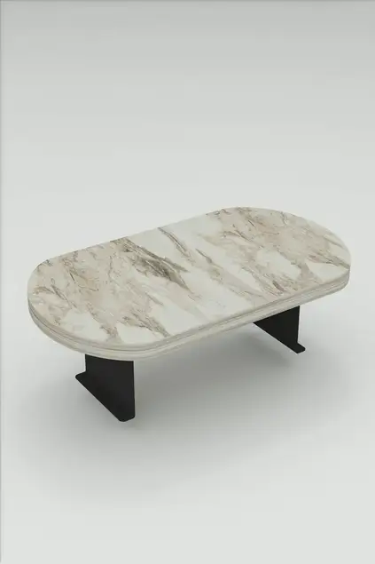 Tavolino decorativo ovale