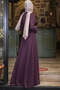 Mara Silvery Evening Dress Purple