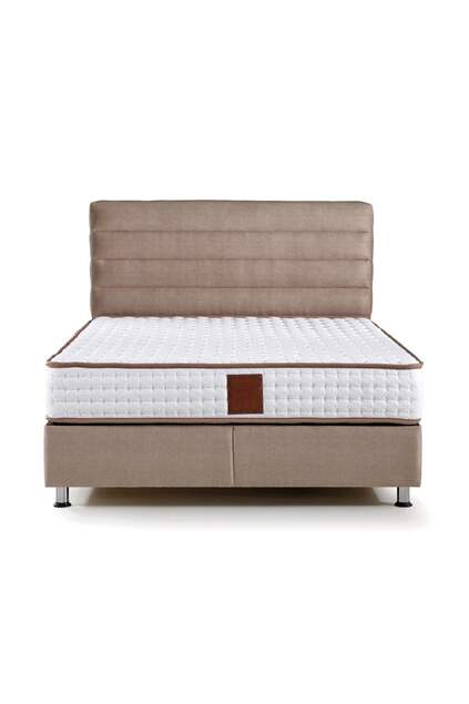 MD Sedef 160x200 Double Bed, Base, Headboard Set GM121