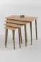 Zigon Coffee Table Wooden 4 Piece Square