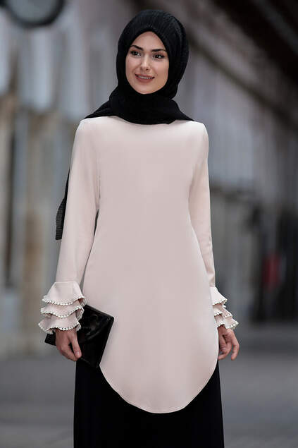 Silk Hijab Set Stone Color