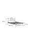 Orkide Metal Bed Frame 90x200 ARM104 White
