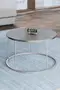 Coffee Table and Zigon Coffee Table Terra Set Silver