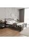 Bella Metal Bed Frame 160x200 ARM145 Black