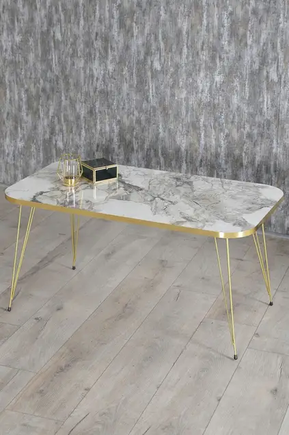 Satztisch und Mitteltisch Kr Set Gold Efes Wire