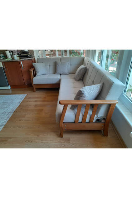 MD Karya Scandinavian Kitchen Corner Sofa MDN130