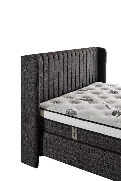 MD Alize 160x200 Double Bed, Base, Headboard Set GM190