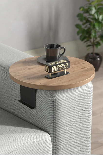 Tavolino decorativo rotondo