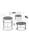 Doppel Silber C Lux Set 4-Teilig