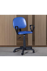 Sedia da segretario blu TN1412