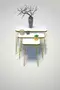 Set Tavolo Incastonato Kr E Centro Tavolo Kr Doppio Filo Oro Bianco