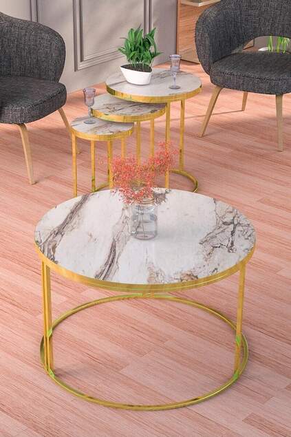Set 4 Pezzi C Lux Oro