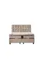 MD Troy 150x200 Double Bed, Base, Headboard Set GM190